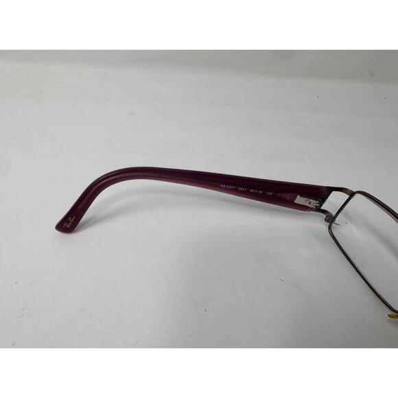 Ray-Ban RB6207 Eyeglass Frames Only 50-16-135 Burgundy 2531 main image 10